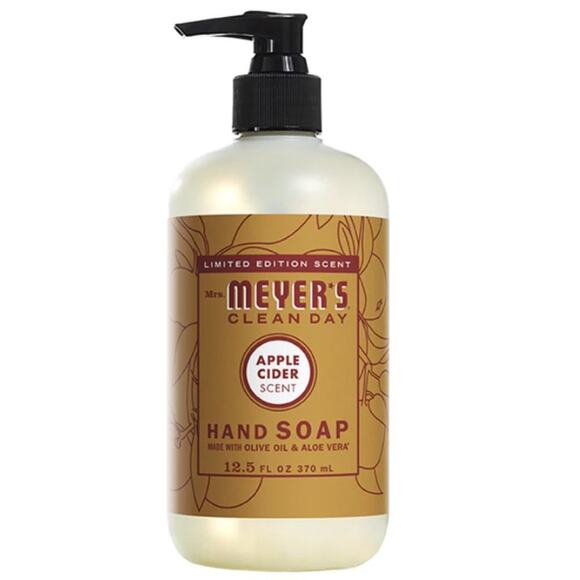 Mrs Meyer’s NWT Limited Apple Cider 2 PC Hand Soaps - Picture 5 of 7
